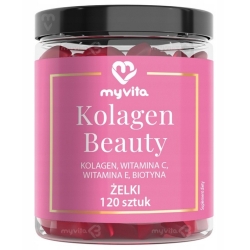 MyVita Kolagen Beauty żelki naturalne 120sztuk cena 59,00zł