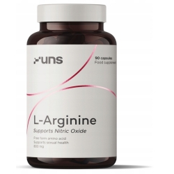 UNS L-Arginine (arginina) 800mg 90kapsułek cena 49,00zł