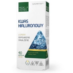 Medica Herbs Kwas hialuronowy 210mg 40kapsułek cena 24,95zł