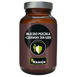 Hanoju Mleczko pszczele + Żeń-szeń 500mg 90kapsułek OSTATNIE SZTUKI cena 85,90zł