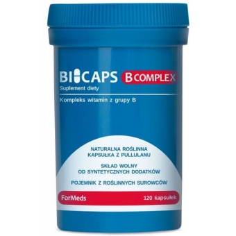 Formeds Bicaps B Complex 120kapsułek cena 75,99zł