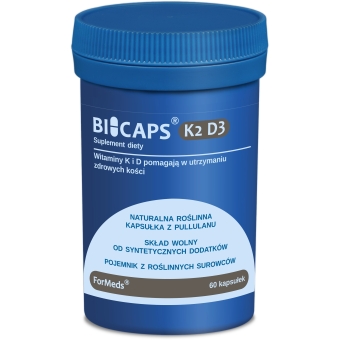 Formeds Bicaps K2 D3 60kapsułek cena 58,49zł
