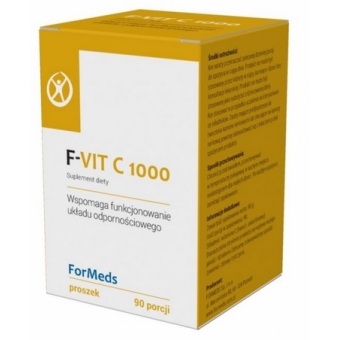 Formeds F-Vit C witamina C 1000 proszek 90g cena 24,79zł