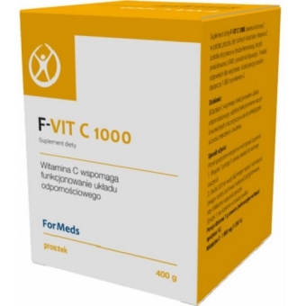 Formeds F-Vit C 1000 witamina C w proszku 400g opakowanie rodzinne cena 75,98zł