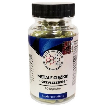 Organis Metale ciężkie 320mg 90kapsułek cena 49,00zł