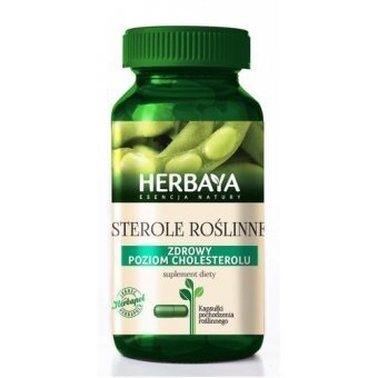 Herbaya Sterole roślinne prawidłowy poziom cholesterolu 60kapsułek cena 24,05zł
