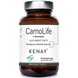 Kenay L-karnozyna CarnoLife 60kapsułek cena 129,65zł