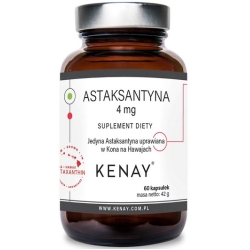 Kenay Astaksantyna 4mg 60kapsułek cena 87,70zł