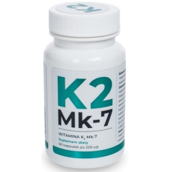 Visanto Naturalna witamina K2-MK7 200mcg 60kapsułek Jerzy Zięba cena 91,00zł