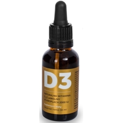 Visanto Naturalna witamina D3 z lanoliny 2000j.m krople 30ml Jerzy Zięba cena 159,80zł