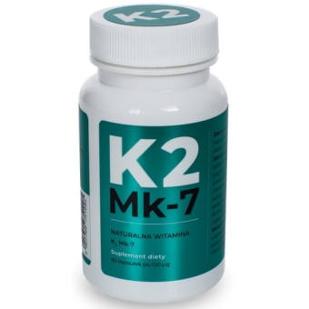 Visanto Naturalna witamina K2-MK7 100mcg 60kapsułek  Jerzy Zięba cena 59,00zł