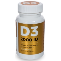 Visanto Naturalna witamina D3 z lanoliny 2000IU 60kapsułek Jerzy Zięba cena 21,00zł
