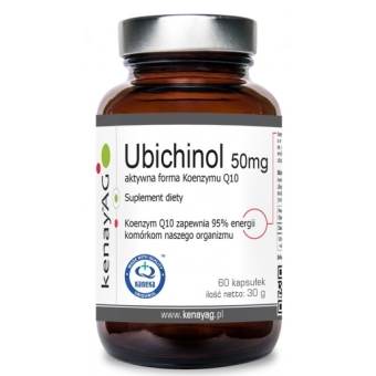 Kenay Ubichinol - Koenzym Q10 50 mg 60kapsułek cena 93,95zł