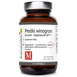 Kenay Ekstrakt z pestek winogron MegaNatural®-BP 30kapsułek cena 45,95zł