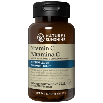 Nature's Sunshine Witamina C z bioflawonoidami 60tabletek cena 121,50zł