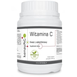 Kenay Witamina C Kwas L-askorbinowy proszek 200g cena 69,99zł