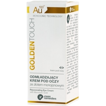 Invex Remedies Odmładzający krem pod oczy (ze złotem monojonowym Au100) 15ml cena 124,00zł