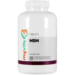 MyVita MSM 500mg 250tabletek cena 29,95zł