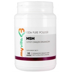 MyVita MSM proszek 500g cena 33,95zł