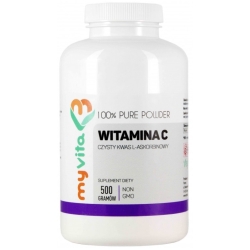 MyVita Witamina C proszek 500g cena 38,95zł