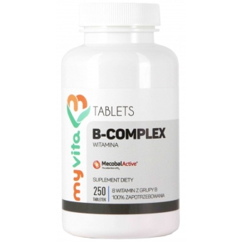 MyVita Witamina B Complex 250tabletek cena 31,95zł