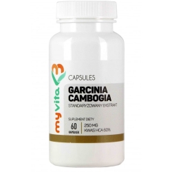 MyVita Garcinia Cambogia Ekstrakt 250mg 60kapsułek cena 18,90zł