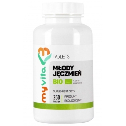 MyVita Młody Jęczmień Bio 500mg 250tabletek cena 61,90zł