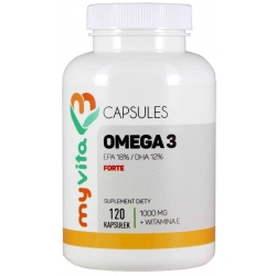 MyVita Omega-3 Forte 1000mg 120kapsułek cena 36,90zł