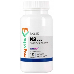 MyVita Witamina K2 MK-7 z Natto 100mcg 120tabletek cena 37,88zł