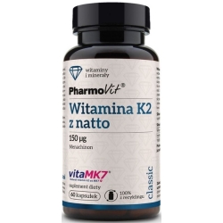 Pharmovit Witamina K2 z natto 150µg 60kapsułek cena 39,20zł
