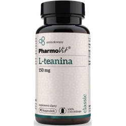 Pharmovit L-teanina 150mg 90kapsułek cena 32,70zł