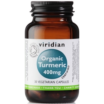 Viridian Organic Turmeric kurkuma 30kapsułek cena 43,79zł