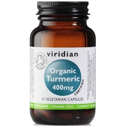 Viridian Organic Turmeric kurkuma 30kapsułek cena 43,79zł