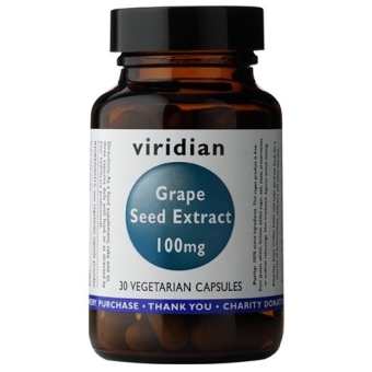 Viridian OPC ekstrakt wyciąg z pestek winogron 100mg 30kapsułek cena 71,59zł