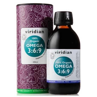 Viridian Organic Omega 3:6:9 Oil 200ml cena 66,39zł