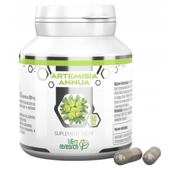 B&M Artemisia Annua bylica roczna 300mg 90kapsułek Botanical & Medicinal Research cena 39,99zł