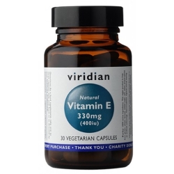 Viridian Naturalna Witamina E 330mg (400iu) 30 kapsułek cena 59,25zł