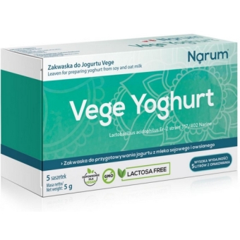 Narum Vege Yoghurt 5 saszetek cena 38,90zł