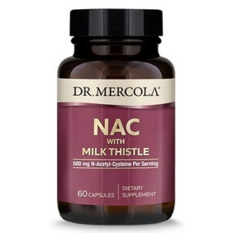 Dr Mercola NAC z ostropestem plamistym 60kapsułek cena 119,00zł