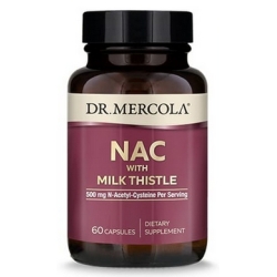 Dr Mercola NAC z ostropestem plamistym 60kapsułek cena 119,00zł