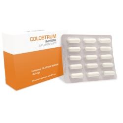 Genoscope Colostrum Bovinum 60%lgG 60kapsułek cena 118,90zł