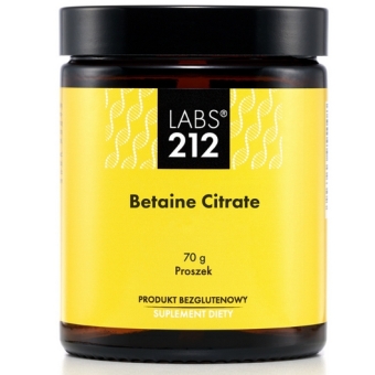 LABS212 Cytrynian betainy proszek 70g cena 89,00zł