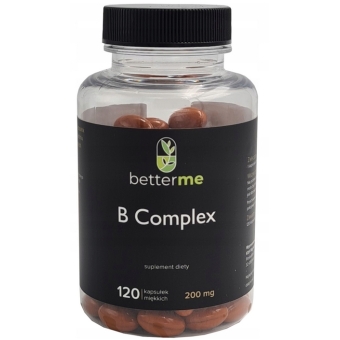 betterMe B Complex 120kapsułek cena 20,90zł