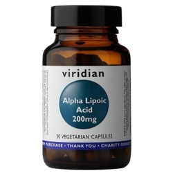Viridian Kwas alfa liponowy (ALA) 30 kapsułek cena 68,25zł