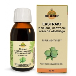 Ekstrakt z zielonej naowocni orzecha włoskiego płyn 90 ml Medi-Flowery cena 56,00zł