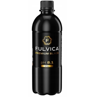 Czarna woda niegazowana Premium Black Water bez cukru 500ml Fulvica cena 5,75zł