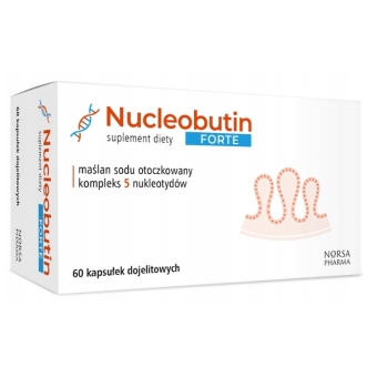 Nucleobutin Forte 60kapsułek Norsa Pharma cena 92,90zł