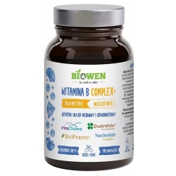 Biowen Witamina B Complex+ 90kapsułek cena 84,99zł