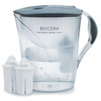 Dzbanek alkalizujący Biocera 1,5 litra + 2 wkłady filtrujące cena 324,00zł