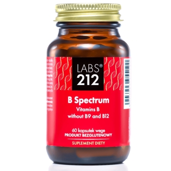 LABS212 B Spectrum B-Complex 60kapsułek cena 98,90zł